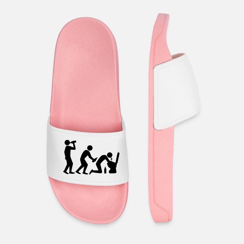 Drunken Evolution - Claquettes Homme - rose clair