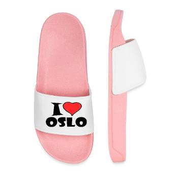 I Love Oslo - Claquettes Homme - rose clair - Devant