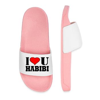 HABIBI - Claquettes Homme - rose clair - Devant