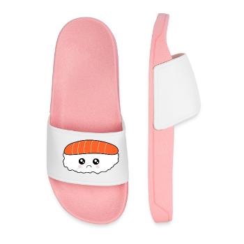 Kawaii food Kawaii Costume Kawaii - Men’s Pool Sliders - light pink - Front