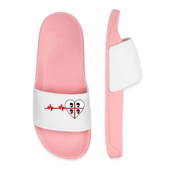 4 Mori Masked Pulse - Men’s Pool Sliders - light pink - Front