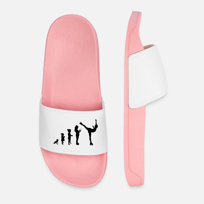 Evolution roller skating 1 - Men’s Pool Sliders - light pink