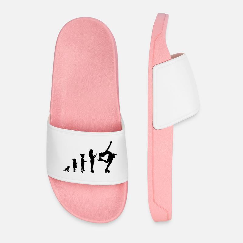 Evolution roller skating 2 - Men’s Pool Sliders - light pink
