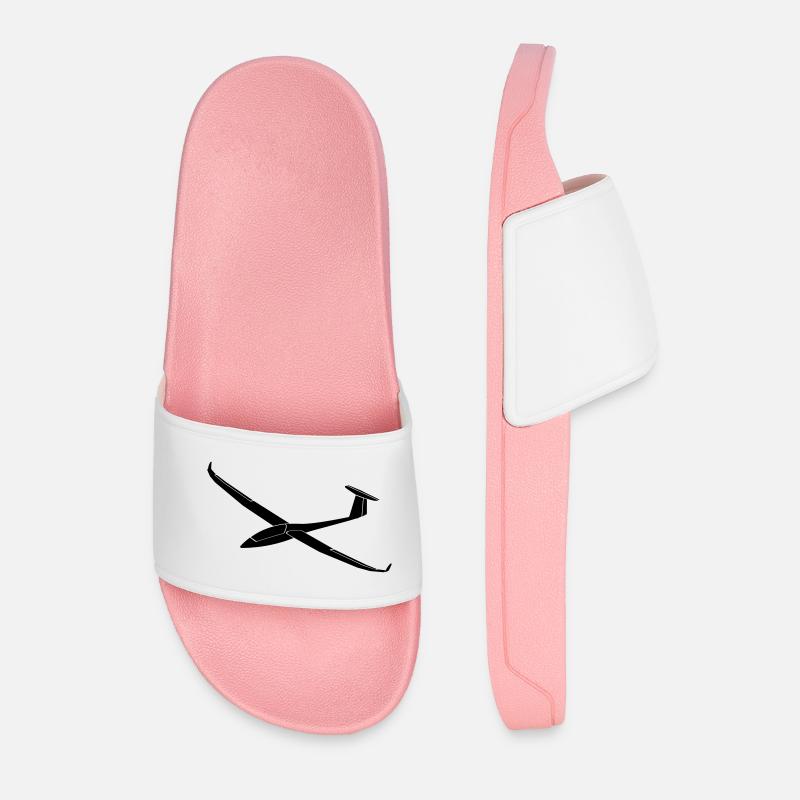 Glider Glider Glider Pilot Pilot - Men’s Pool Sliders - light pink