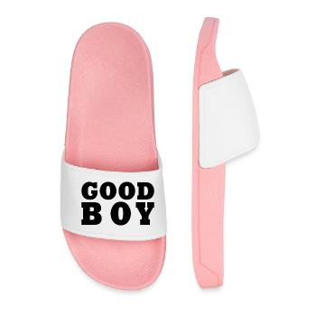 Good boy - Men’s Pool Sliders - light pink - Front