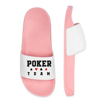 Équipe de poker - Claquettes Homme - rose clair - Devant