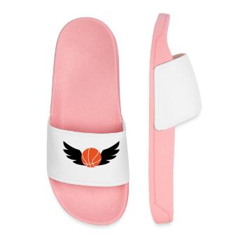 Basketball / Basketball / Basktet-Ball / Sports - Men’s Pool Sliders - light pink - Front