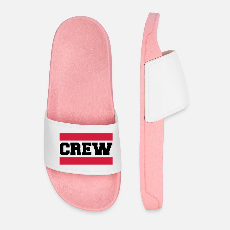 Crew - Männer Badelatschen - Hellrosa