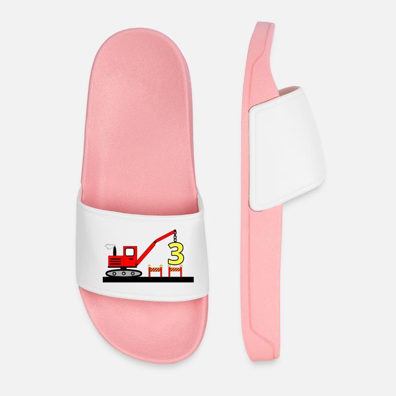 Excavator - Men’s Pool Sliders - light pink