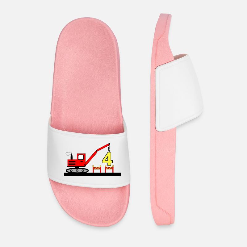 Bagger - Männer Badelatschen - Hellrosa