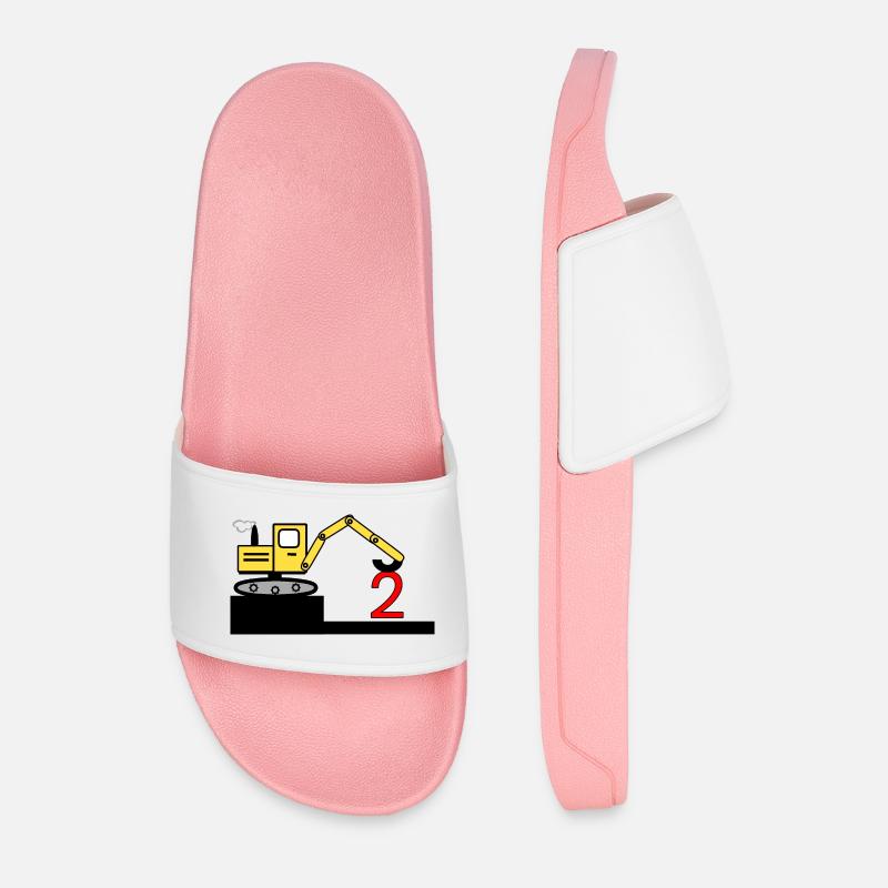 Bagger - Männer Badelatschen - Hellrosa