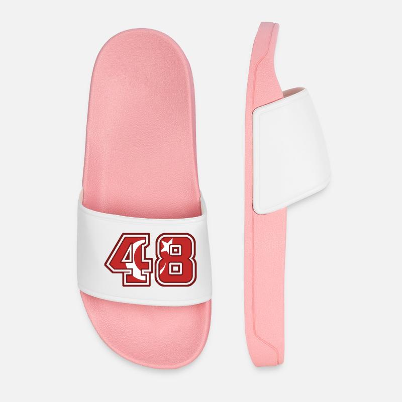 Muğla - Männer Badelatschen - Hellrosa