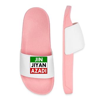 jin jiyan azadi - Männer Badelatschen - Hellrosa - Vorne