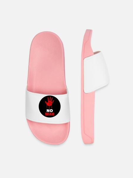 No War - Claquettes Homme - rose clair