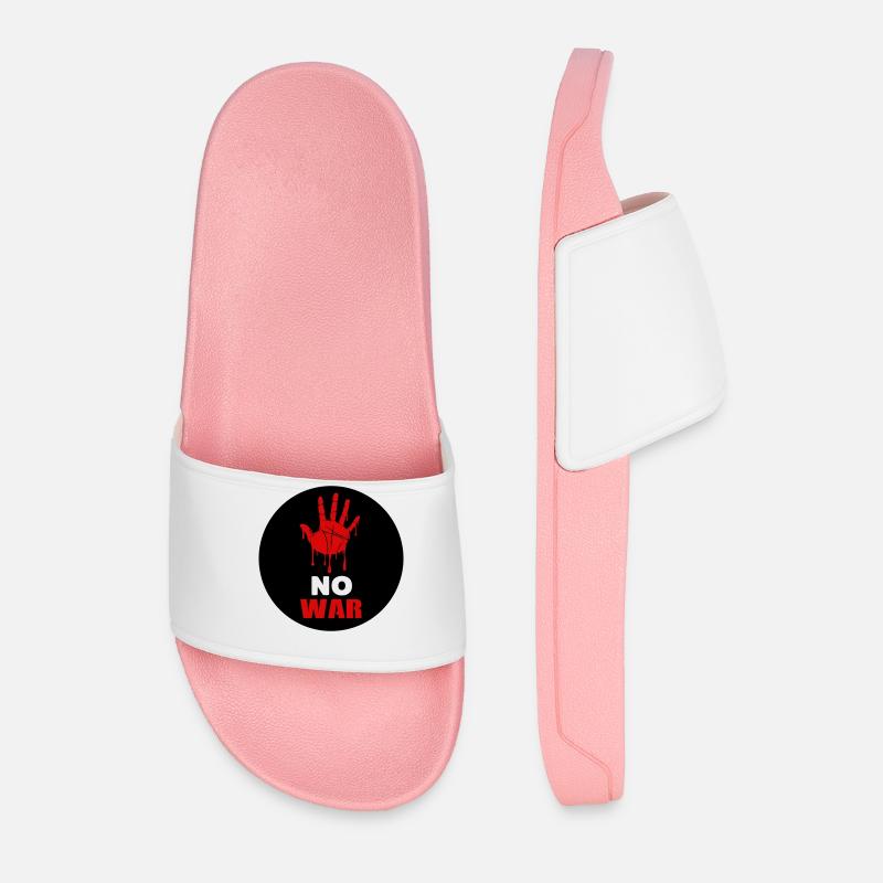No war - Men’s Pool Sliders - light pink