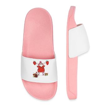 Mrs. Red - Men’s Pool Sliders - light pink - Front