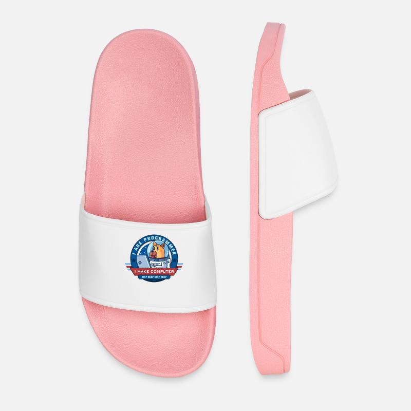 Ich bin Programmierer - Männer Badelatschen - Hellrosa