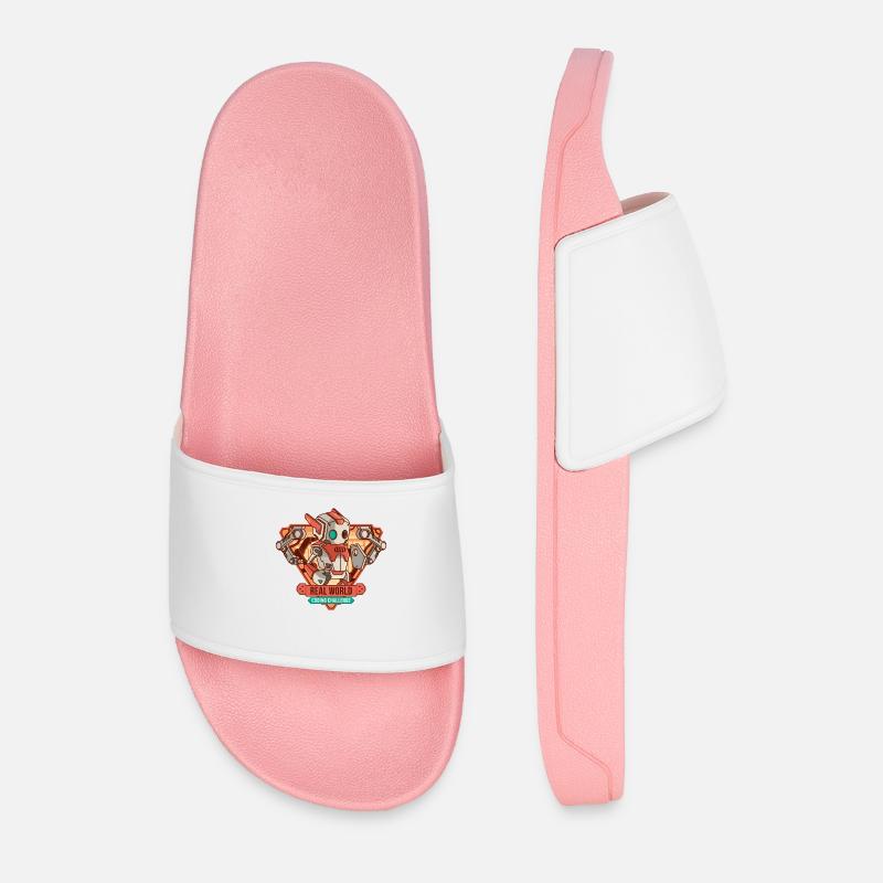 Real world coding challenge - Men’s Pool Sliders - light pink