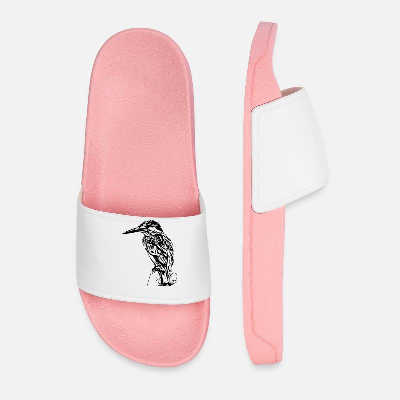 Eisvogel - Männer Badelatschen - Hellrosa