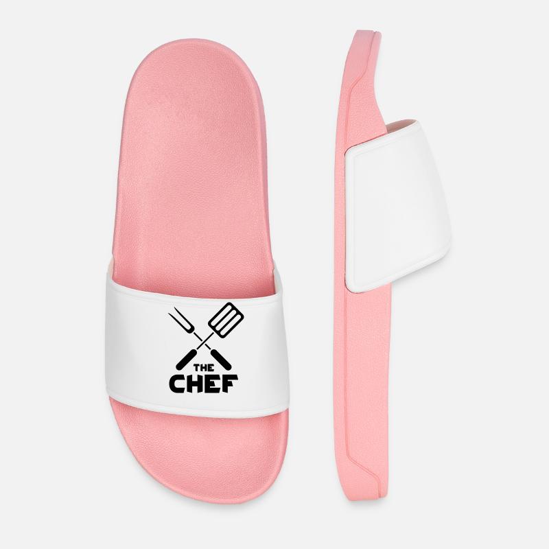 The Chef - Männer Badelatschen - Hellrosa