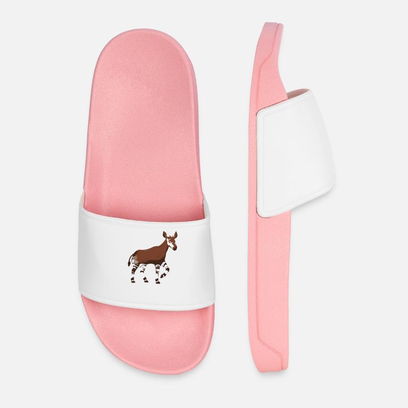 Okapi - Men’s Pool Sliders - light pink