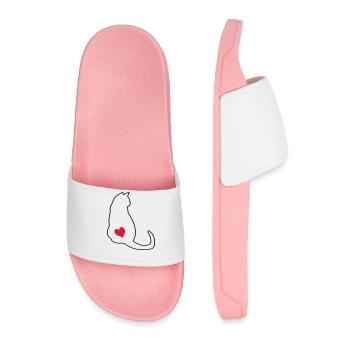 Chat - Claquettes Homme - rose clair - Devant