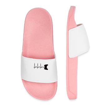 Gaming - Men’s Pool Sliders - light pink - Front