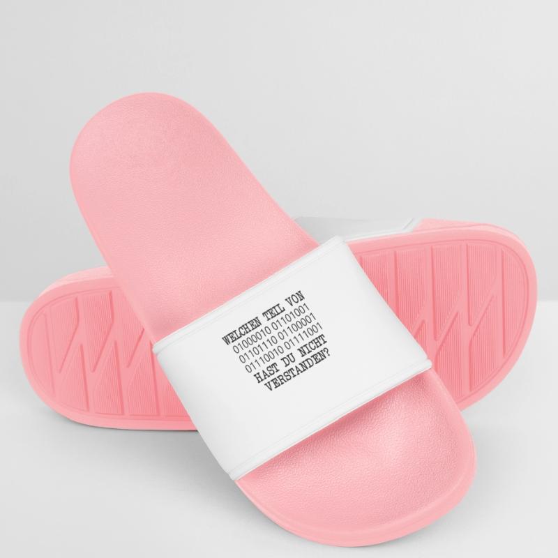 lustige admin Programmierer Linux IT Geschenkidee Männer Badelatschen