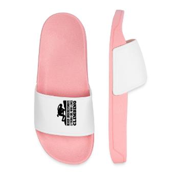 Mountaineering Girls Climbing Ladies Bouldering Woman - Men’s Pool Sliders - light pink - Front