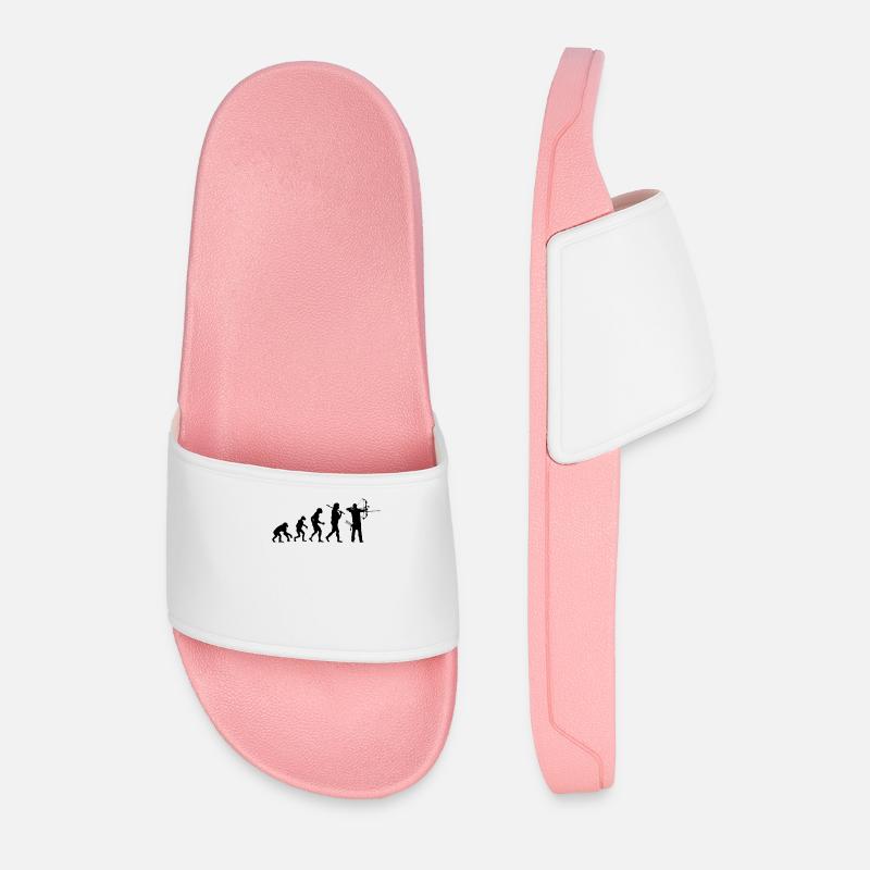 Evolution Archery - Men’s Pool Sliders - light pink