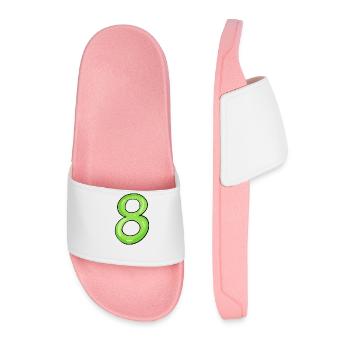 8 - Claquettes Homme - rose clair - Devant