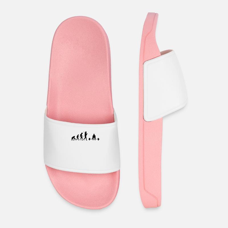 Evolution Gewichtheber - Männer Badelatschen - Hellrosa