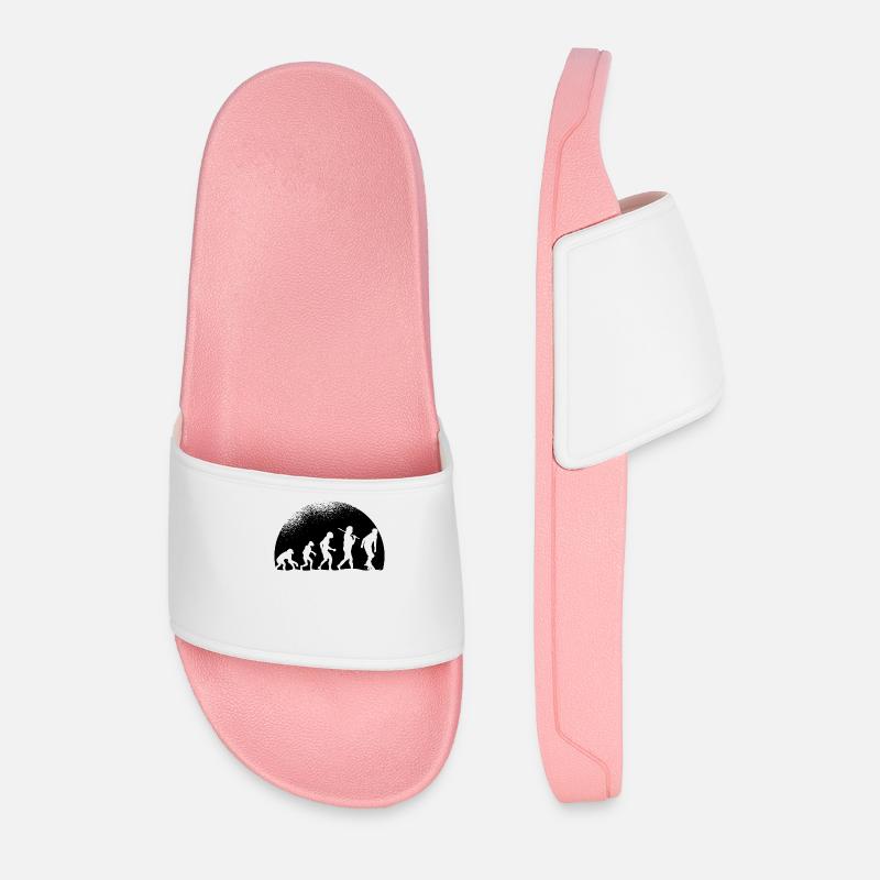 Evolution Rollschuh - Männer Badelatschen - Hellrosa