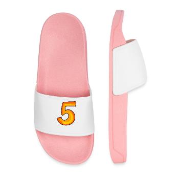5 - Men’s Pool Sliders - light pink - Front