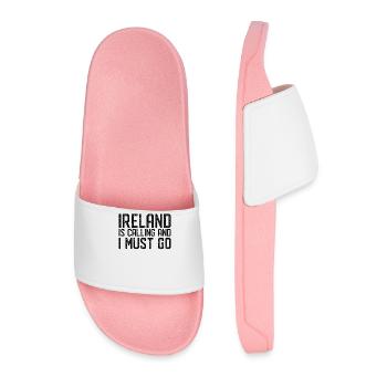Ireland is calling i must go - Men’s Pool Sliders - light pink - Front