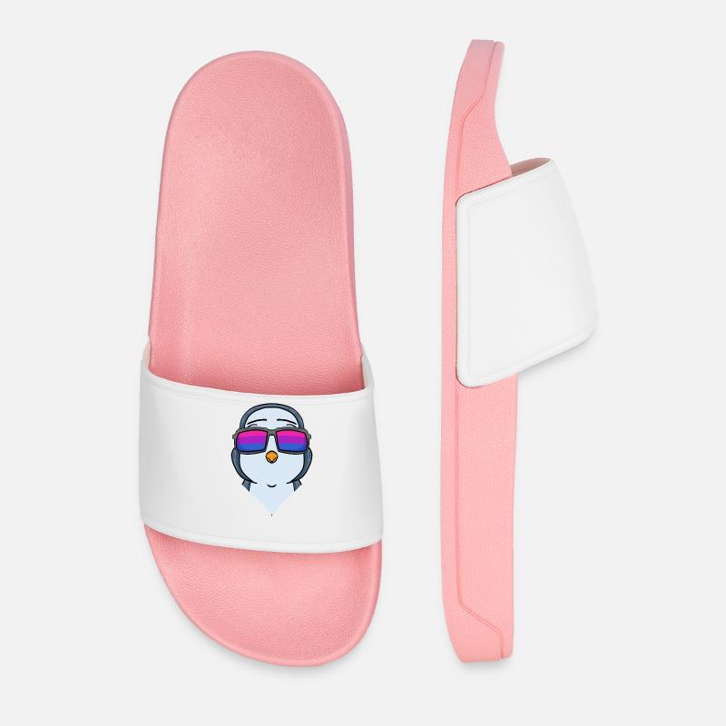 Bisexuell Pinguin Geschenk - Männer Badelatschen - Hellrosa