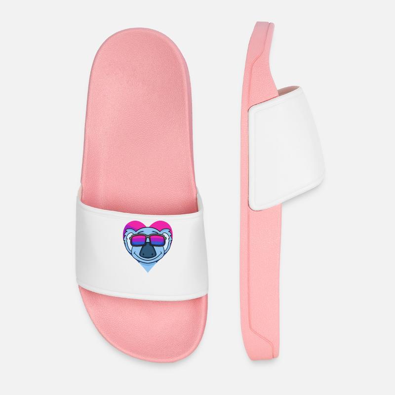 Bisexuell Koala Geschenk - Männer Badelatschen - Hellrosa