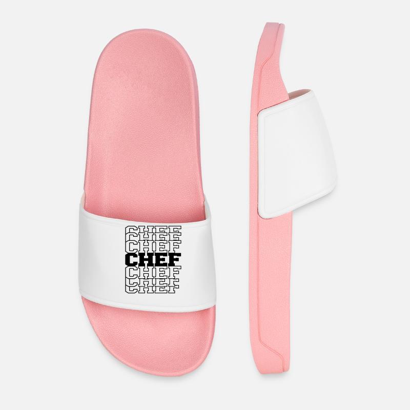 CHEF - Männer Badelatschen - Hellrosa