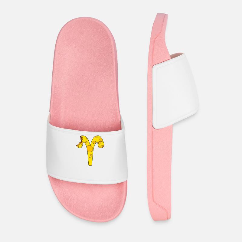 Sternzeichen Widder - Männer Badelatschen - Hellrosa