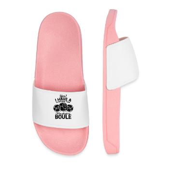 Boule Pension Plan - Men’s Pool Sliders - light pink - Front
