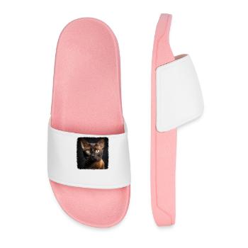 Chat birman Birmanie Katze - Claquettes Homme - rose clair - Devant