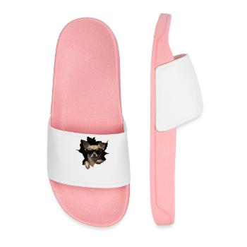 Drôle de chien propriétaire Chien mignon Chihuahua - Claquettes Homme - rose clair - Devant