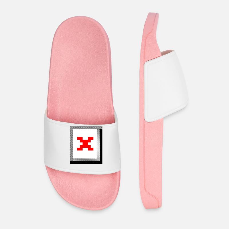 Missing Image – File Not Found - Männer Badelatschen - Hellrosa