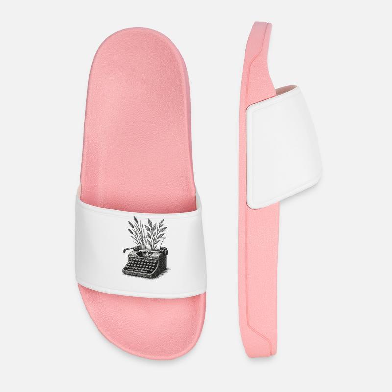 Lebendige Briefe - Männer Badelatschen - Hellrosa