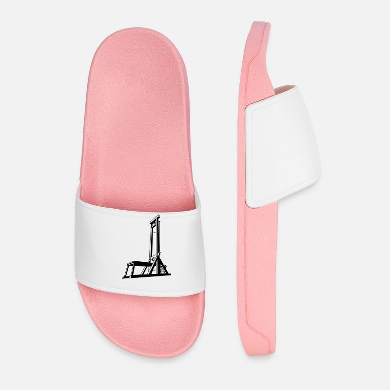 guillotine - Men’s Pool Sliders - light pink