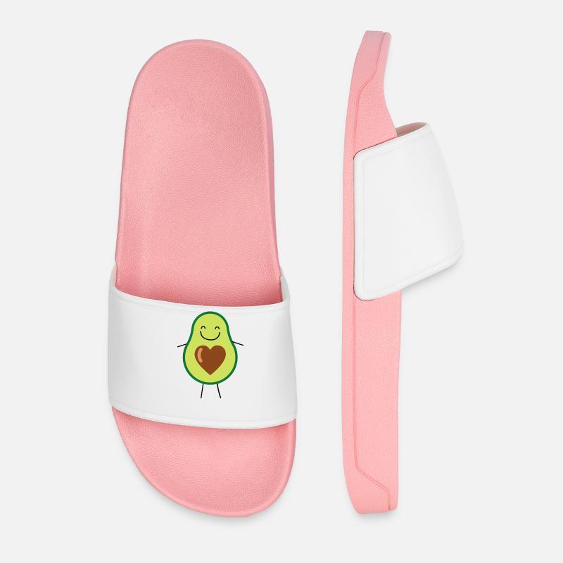 Avocado - Männer Badelatschen - Hellrosa