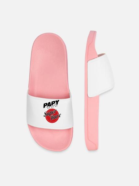 Papy super rare - Claquettes Homme - rose clair