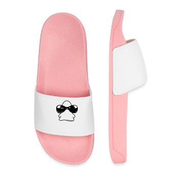 sunglasses_duck - Men’s Pool Sliders - light pink - Front