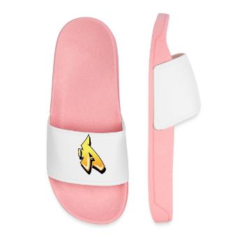 Graffiti Design Gift Spray Street Art A - Men’s Pool Sliders - light pink - Front