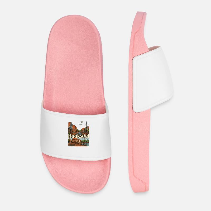 Hooksiel - Männer Badelatschen - Hellrosa